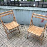Pair of folding chairs