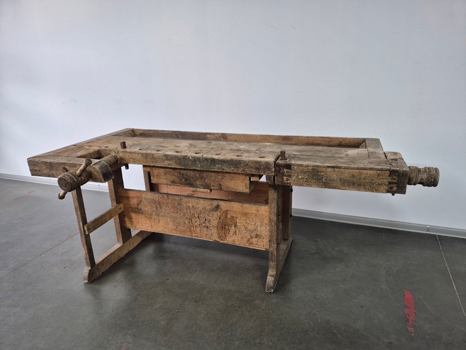 Antique carpenter's workbench, 1920s