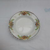 Assorted 8 brown/green plates