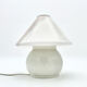 Lampe "champignon" en verre des années 70/80
