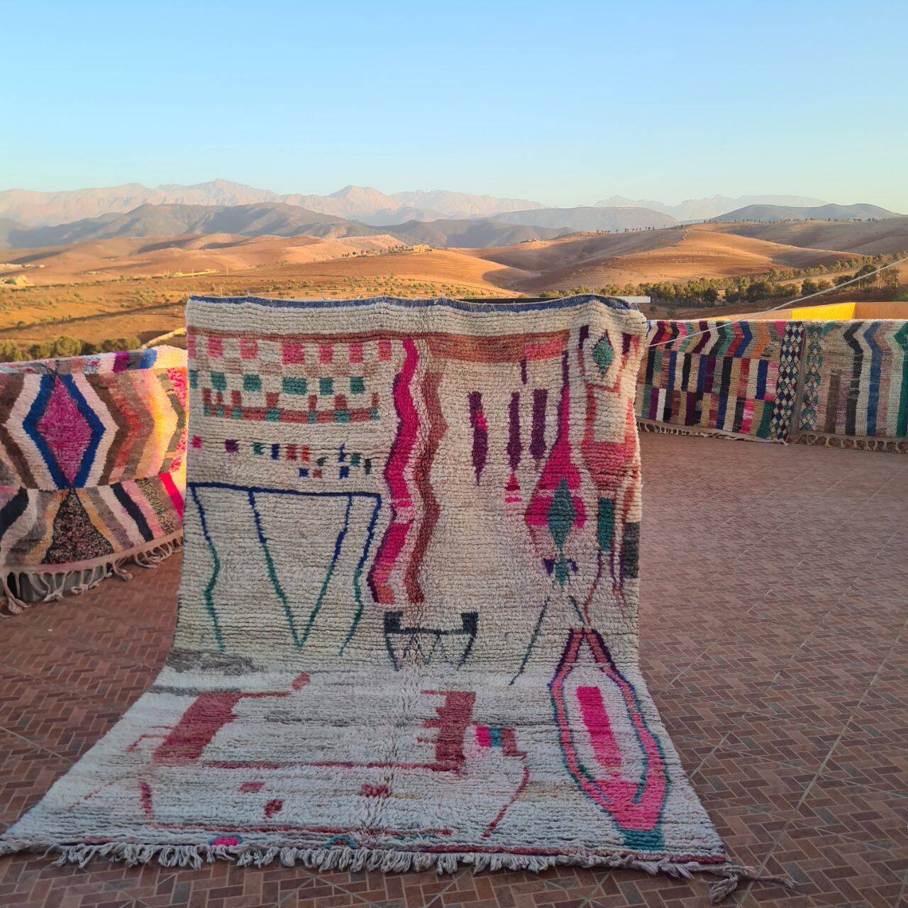 Handmade Moroccan Berber rug 300 x 200 cm