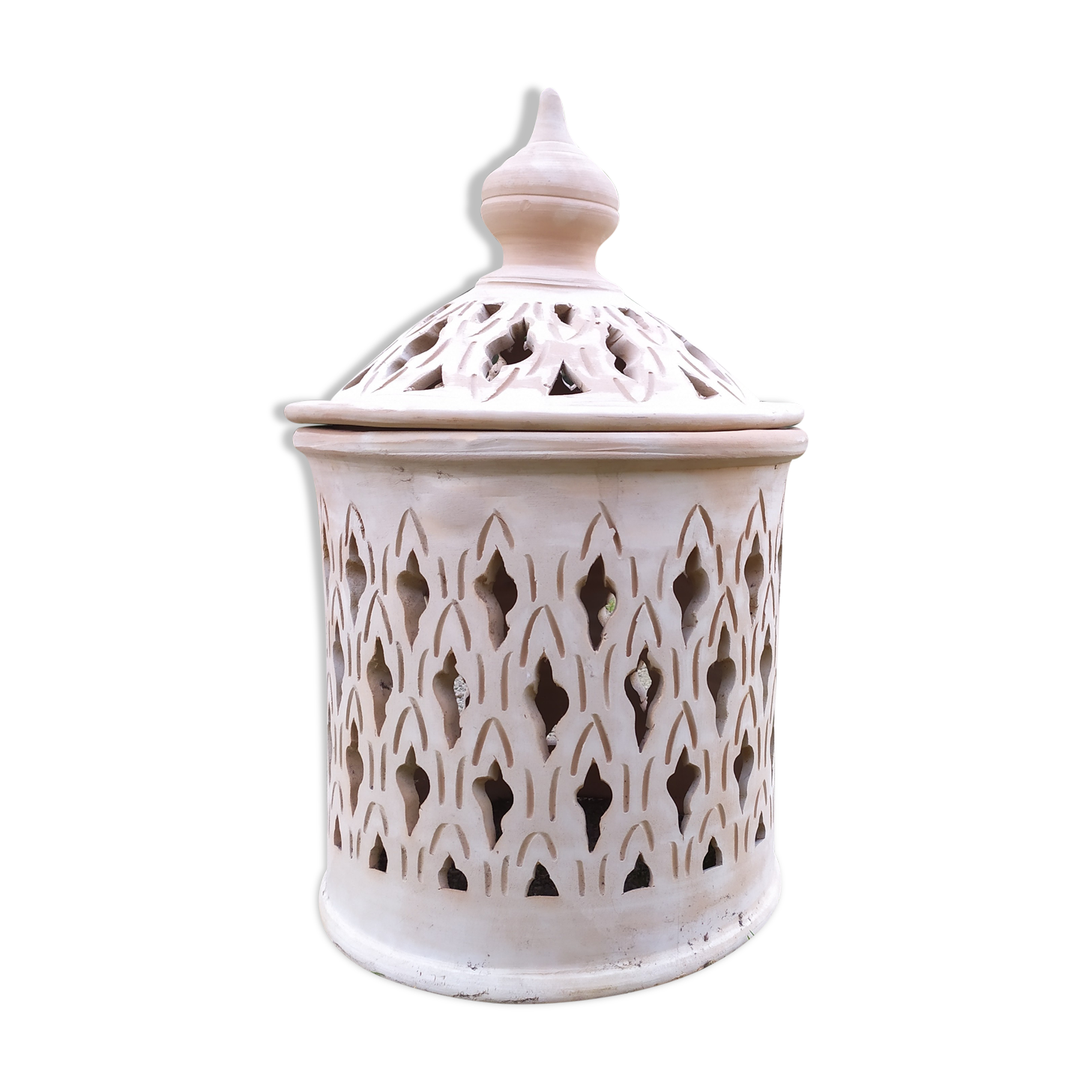 Poterie marocaine , lanterne , terre cuite
