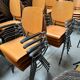 Set of 40 school chairs with armrests, 70s, Netherlands