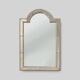 Large 20th Century Venetian trapezium Mosaic mirror with brass garlands