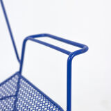 Pair of openwork iron armchairs, 1960s