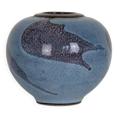 Taizé stoneware ball vase