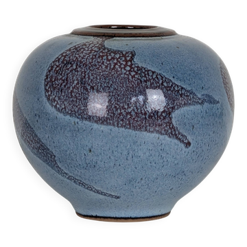 Taizé stoneware ball vase