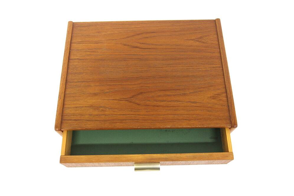 Scandinavian teak bedside table, Sweden, 1960s