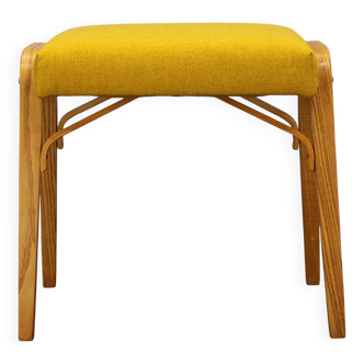 1960s Wooden Restored Stool ,Czechoslovakia