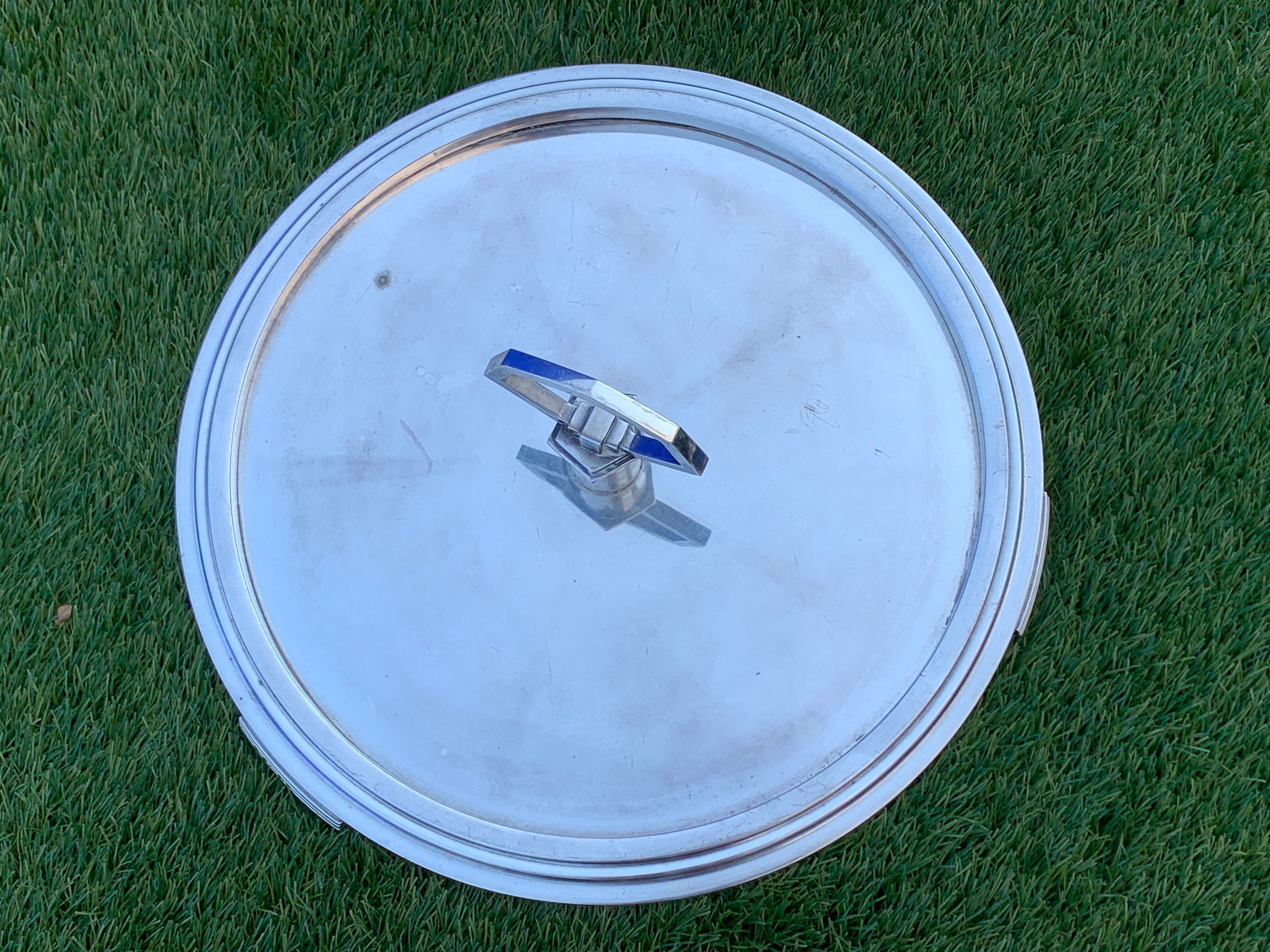 Christofle presentation tray in metal