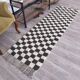 Brown White Vintage Runner Rug 69x249Cm SK 241394