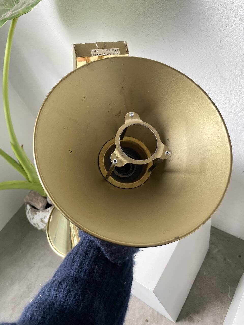 Pair of Hovik Lys brass wall lights Jonas Hidle Denmark