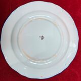 pair of flowered plates Saint Clément