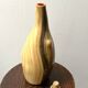 Vintage Vallauris Grandjean Jourdan imitation wood bottle