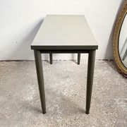 Vintage khaki metal desk
