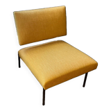 New yellow fireside chair