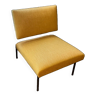 New yellow fireside chair