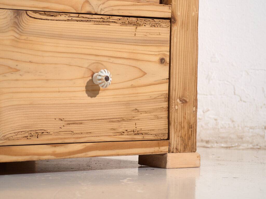 Pine commode stripped – Central Europe, around 1920