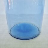 Glass jar blown myosotis