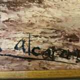 Landscape painting signed