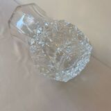 Petit vase en verre ciselé
