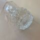 Petit vase en verre ciselé