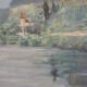Old oil painting on canvas signed & framed: g. deschamps