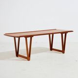 Restored teak coffee table (MK10666)