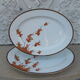 2 serving dishes vintage porcelain Japan