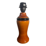 Solid wood table lamp base