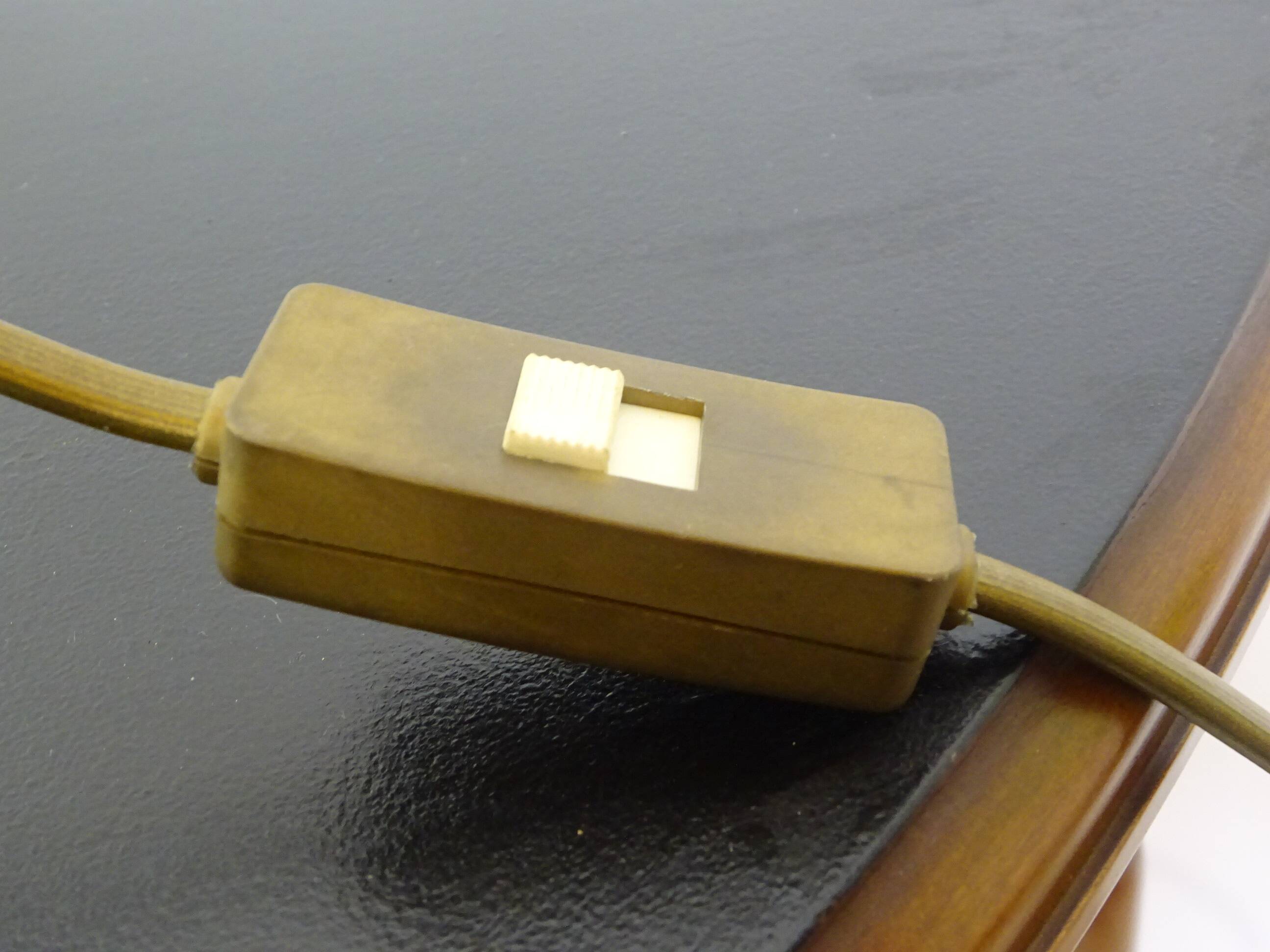 Antique swan neck lamp, Maison le Dauphin
