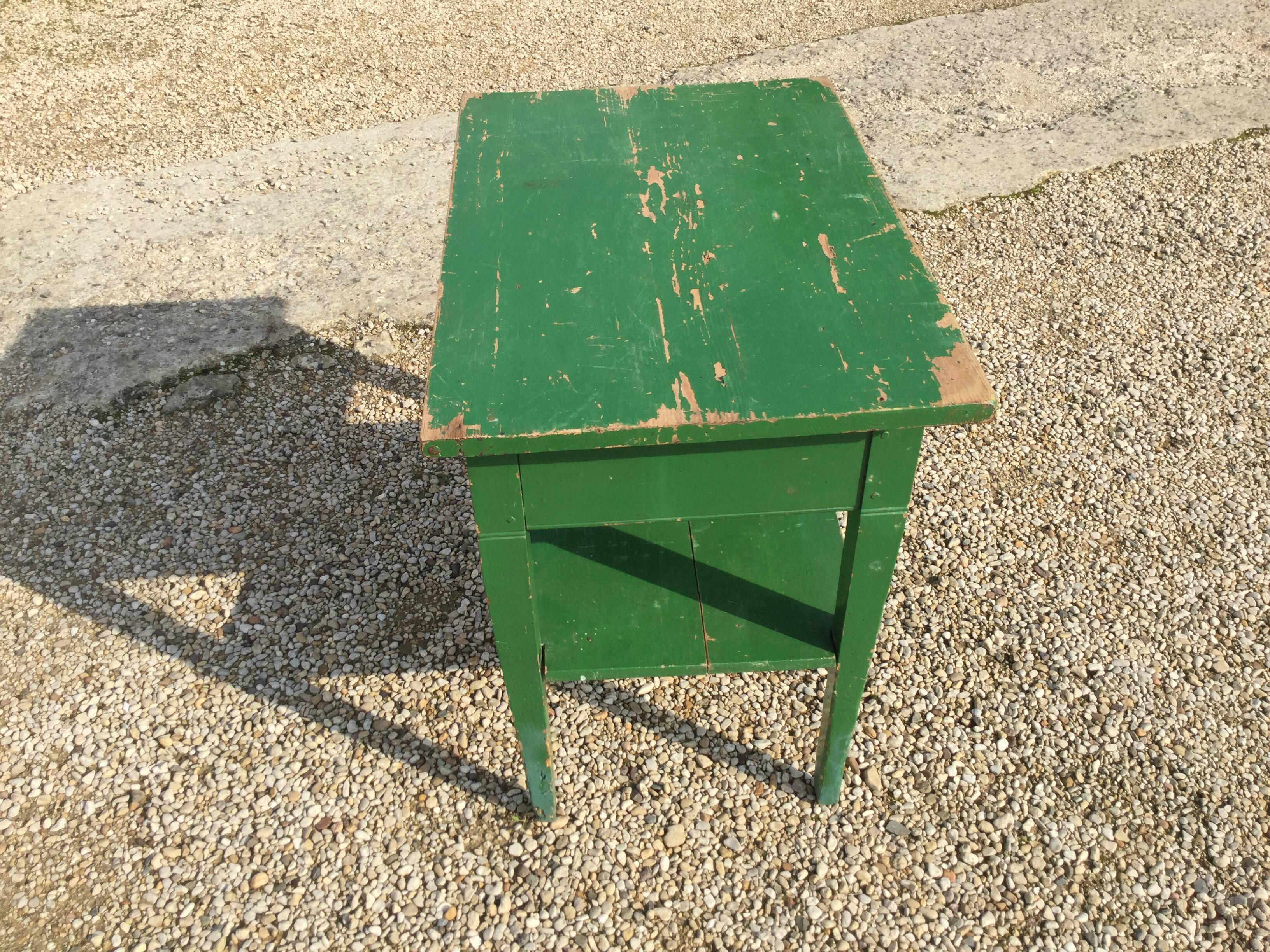 Green table