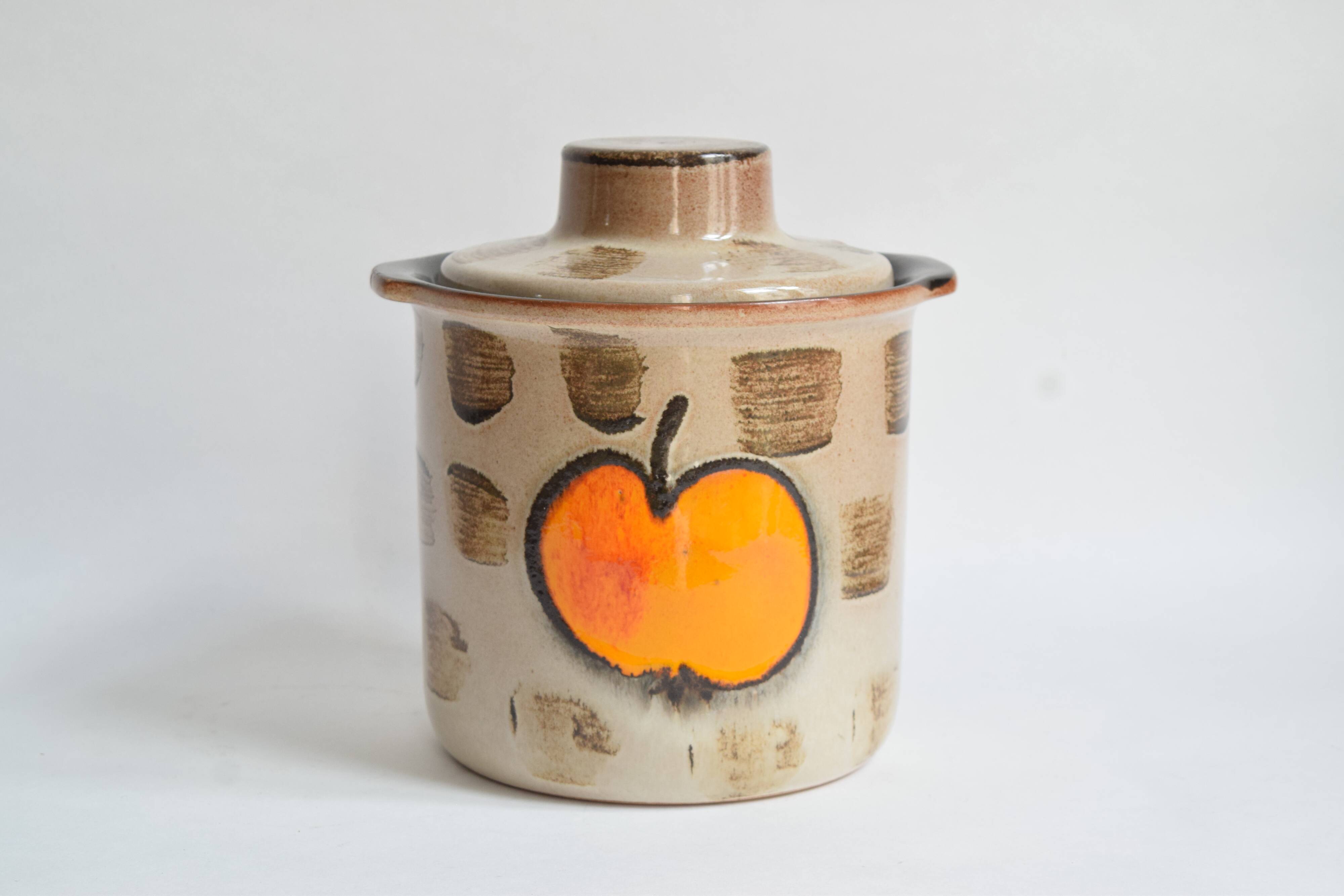 Scheurich Keramik - Model 860 - Vintage Cocktail Set - 1 Large Jug + 5 Cups - West Germany