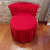 Fauteuil rouge en velours