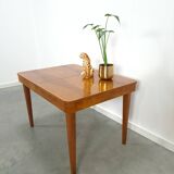 Table de salle à manger extensible design vintage Halabala