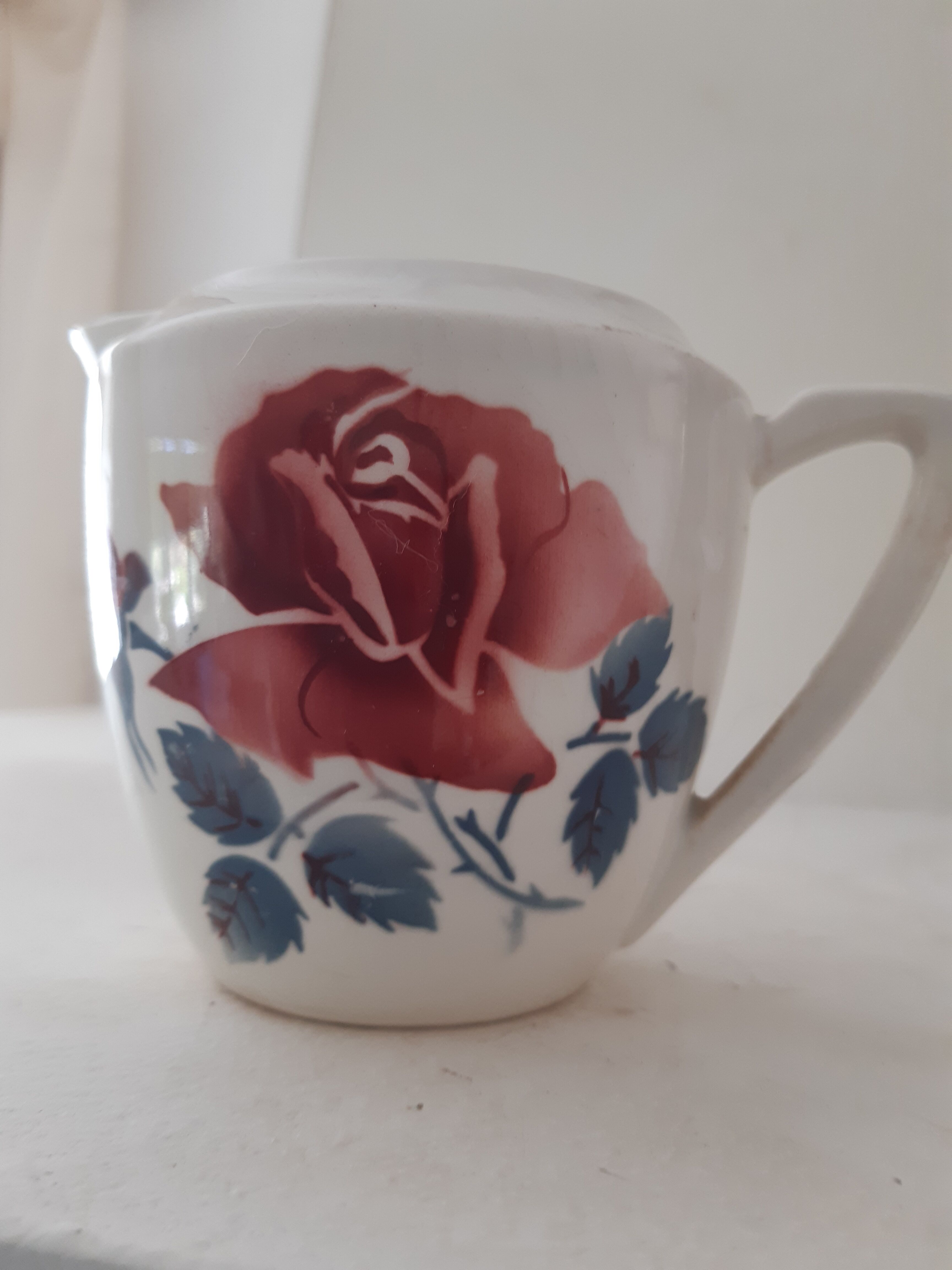 Digoin cups and creamer