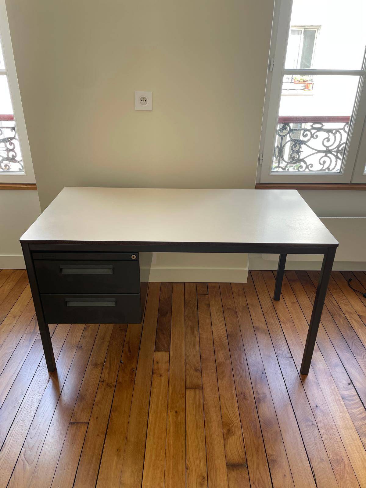 Van Blerk Industrial Desk in steel and formica