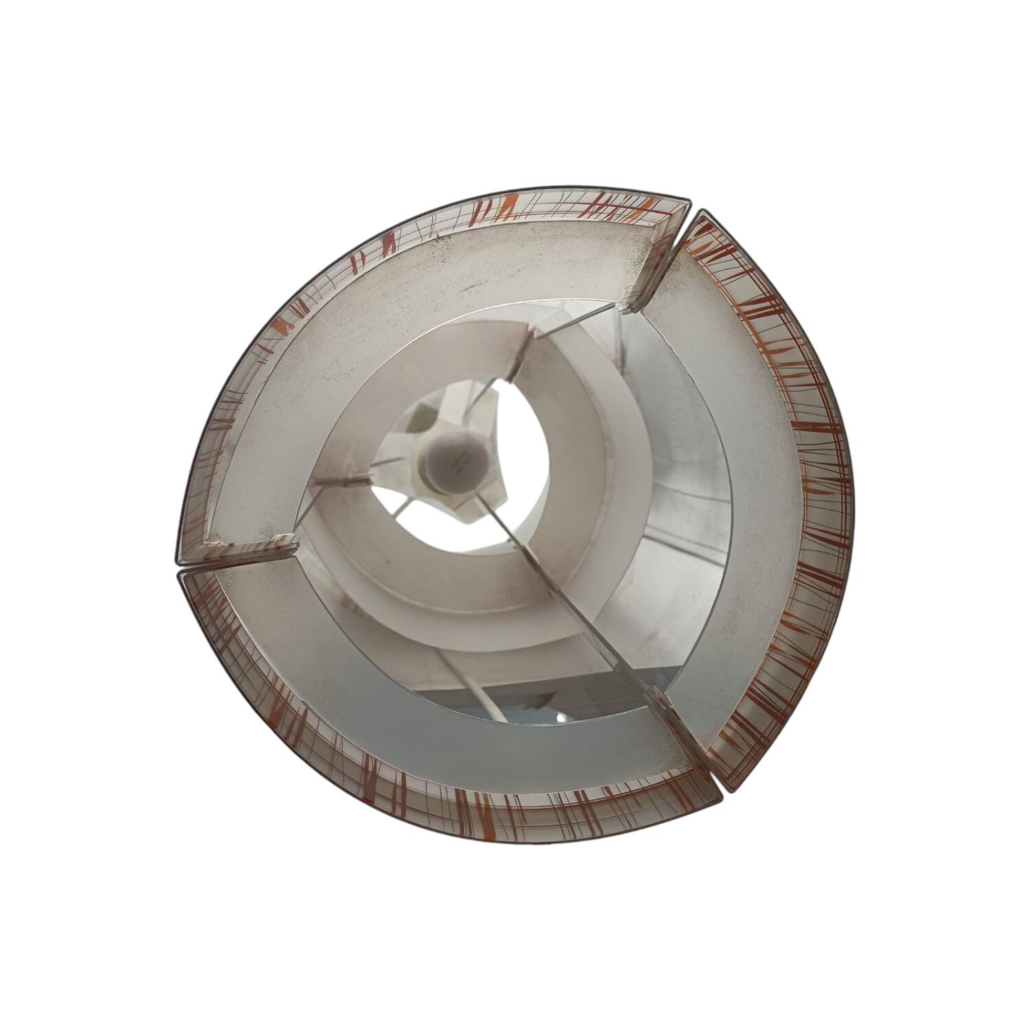 Vintage Italian  Slamp "Kristall" Lamp - Opalflex