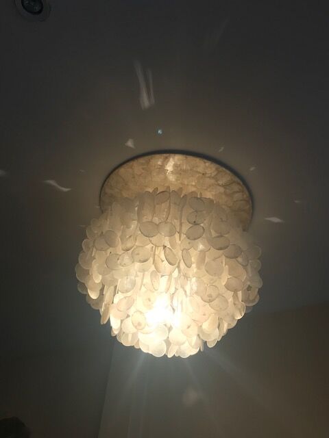 Suspension en nacre naturel