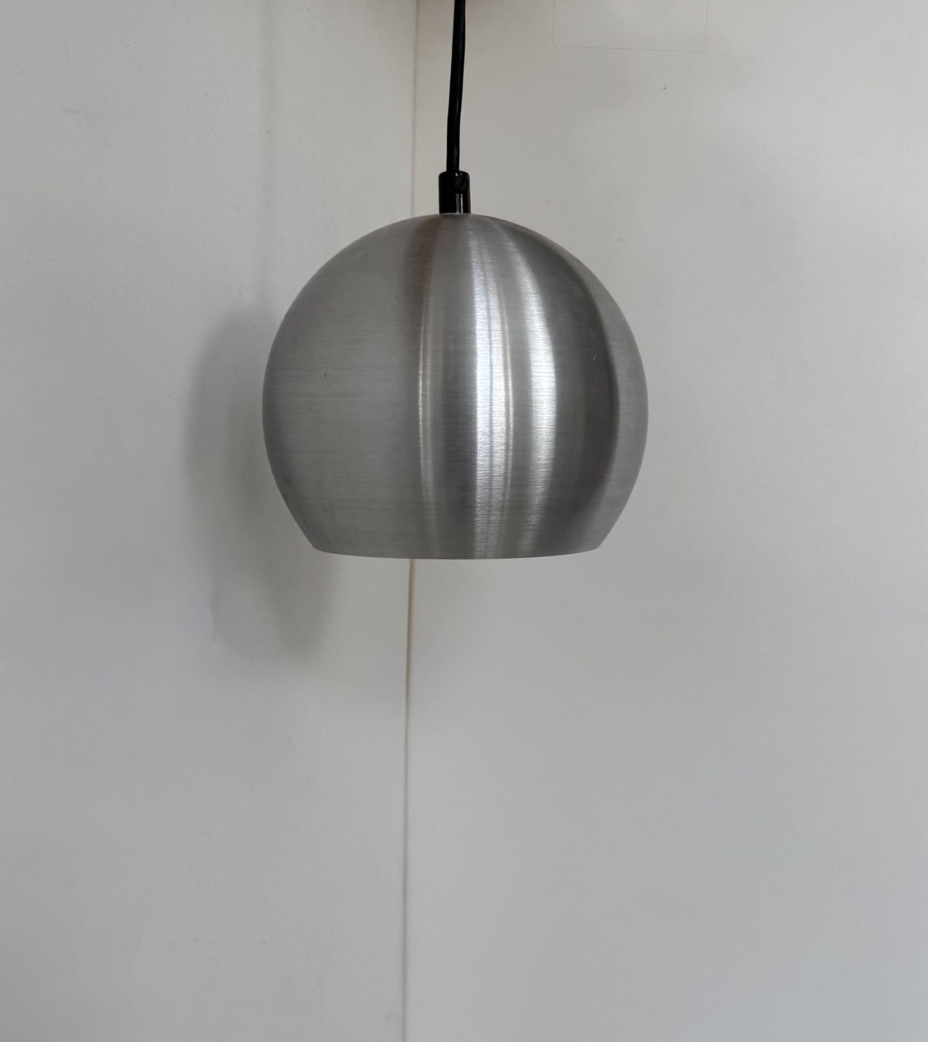 Vintage brushed aluminium suspension, France, 1970.