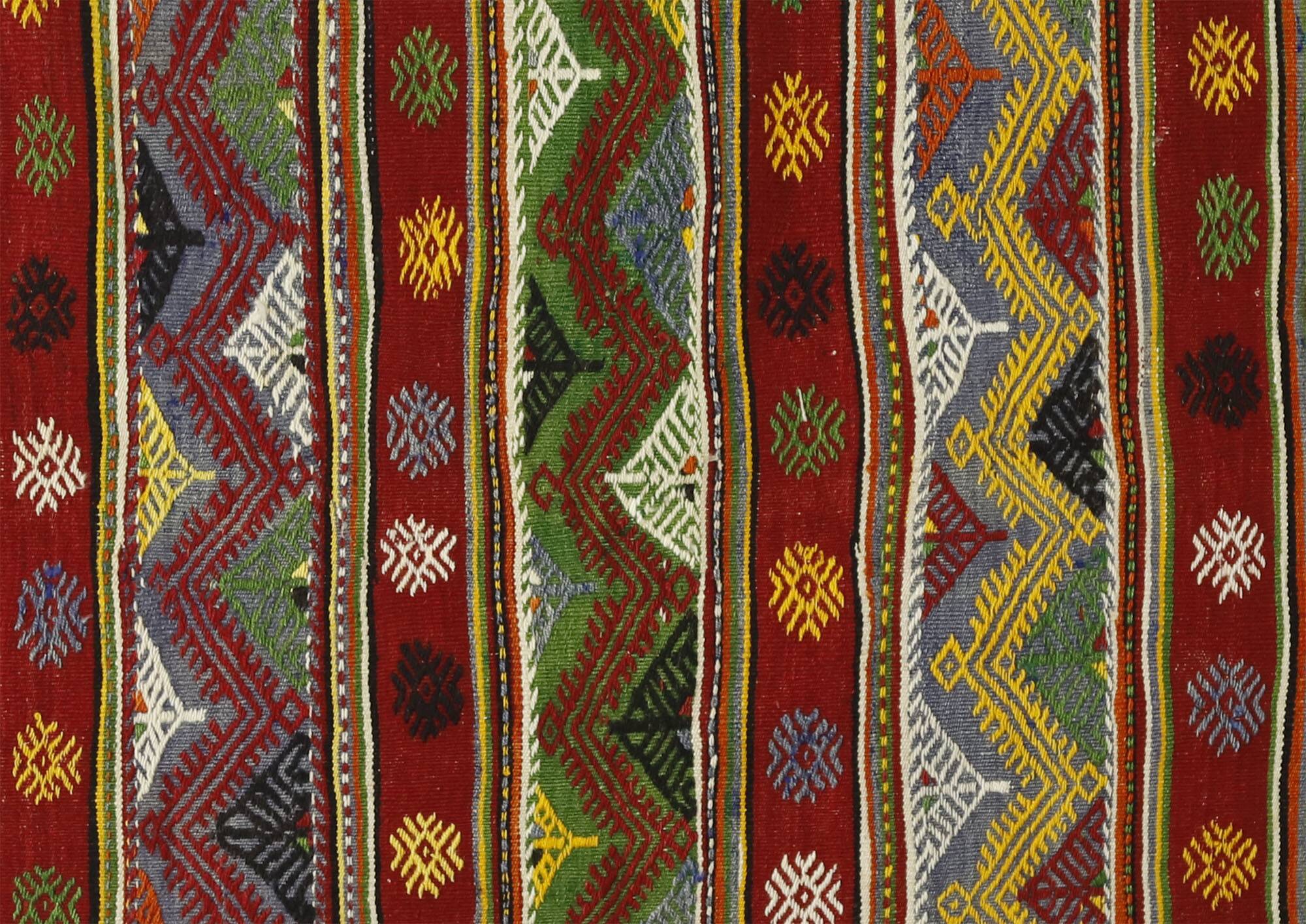 Authentic Vintage Turkish Kilims & Handwoven Rugs – Unique Home Decor Pieces 186x 265 cm