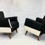 Paire de fauteuils années 1960