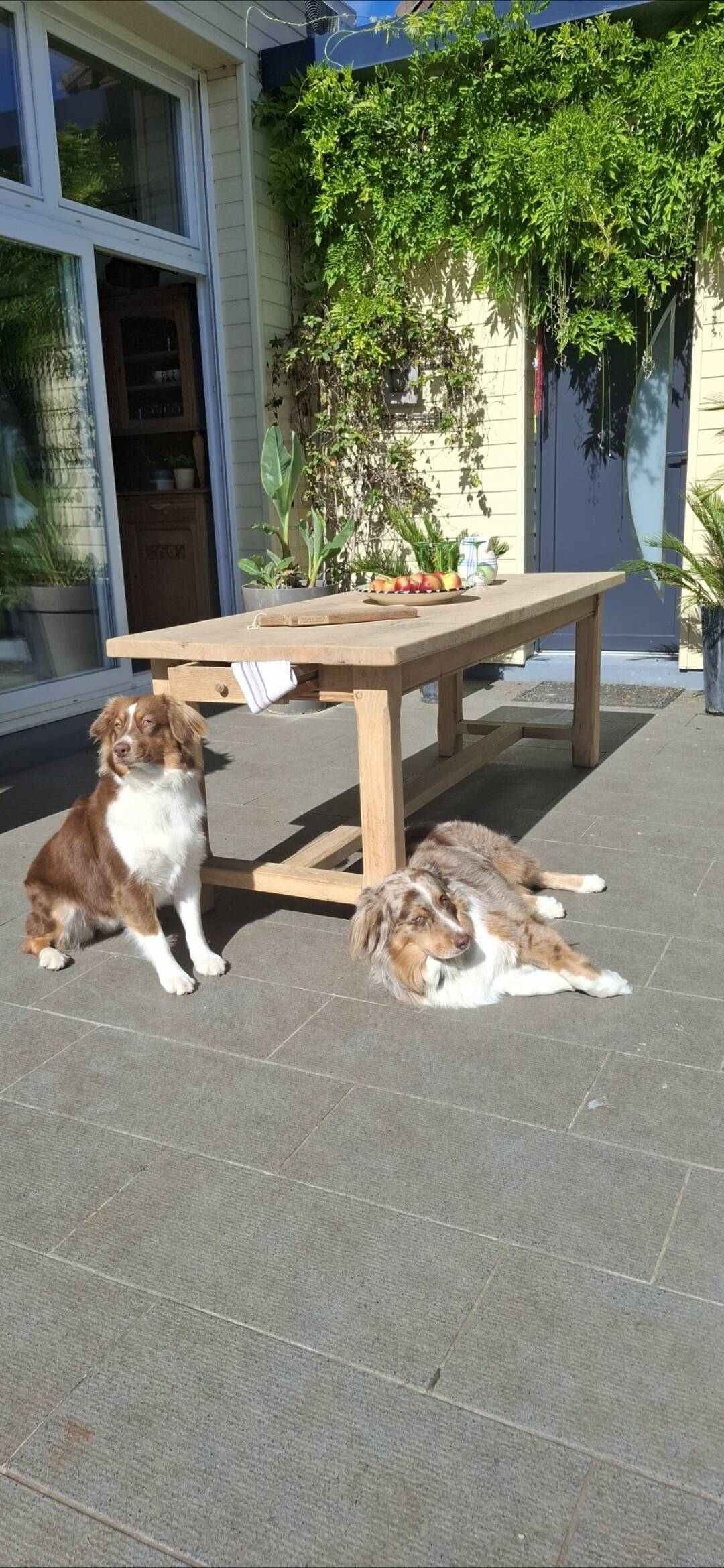 Renovated farmhouse table