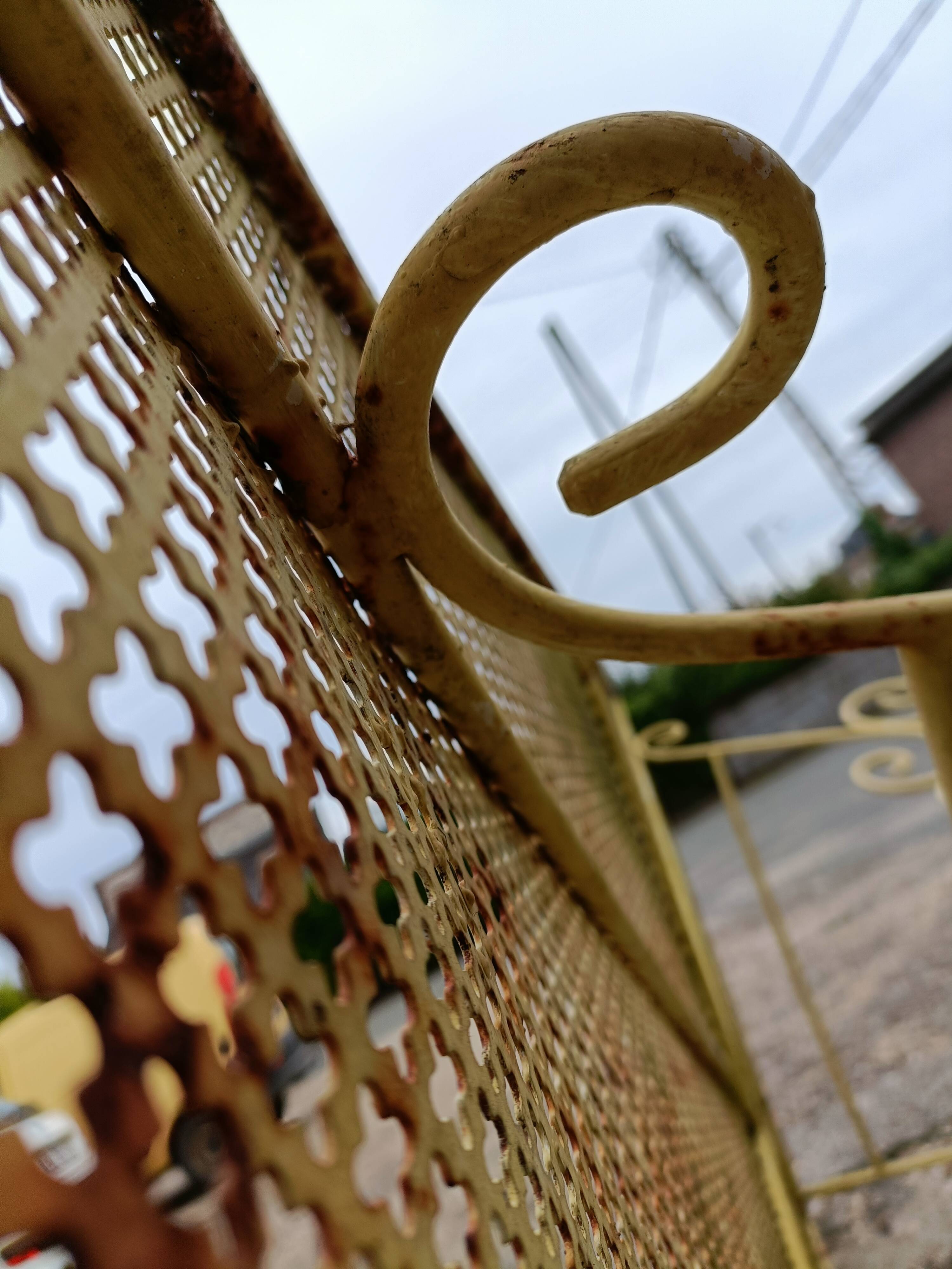 Wrought iron garden table full old garden furniture