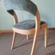 Baumann aqua green gondola chairs