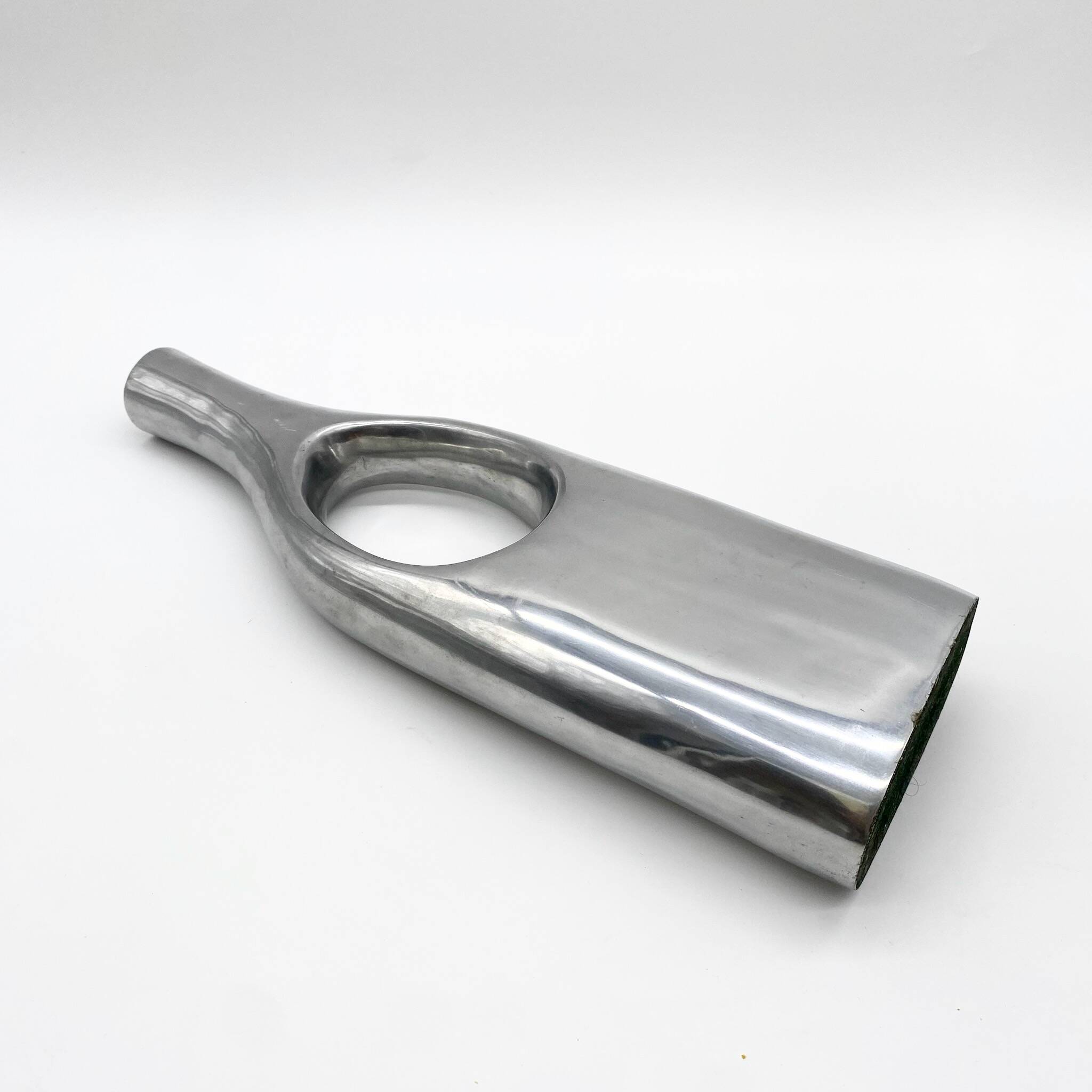 Modernist vase / cast aluminum – 1970s