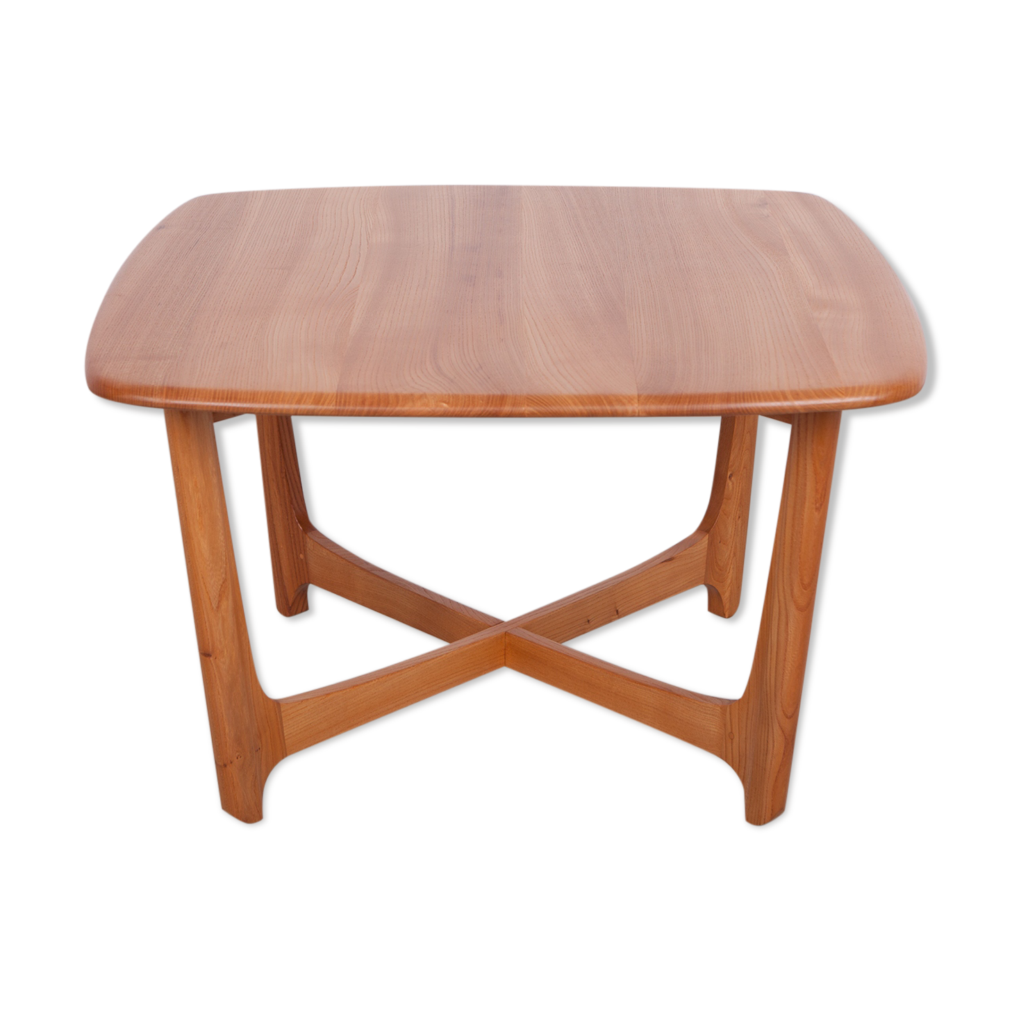 Mid-Century Danish Elm Coffee Table, 1960s