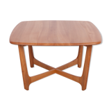 Table basse danoise en orme du milieu du siècle, années 1960