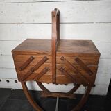 Vintage oak workbench