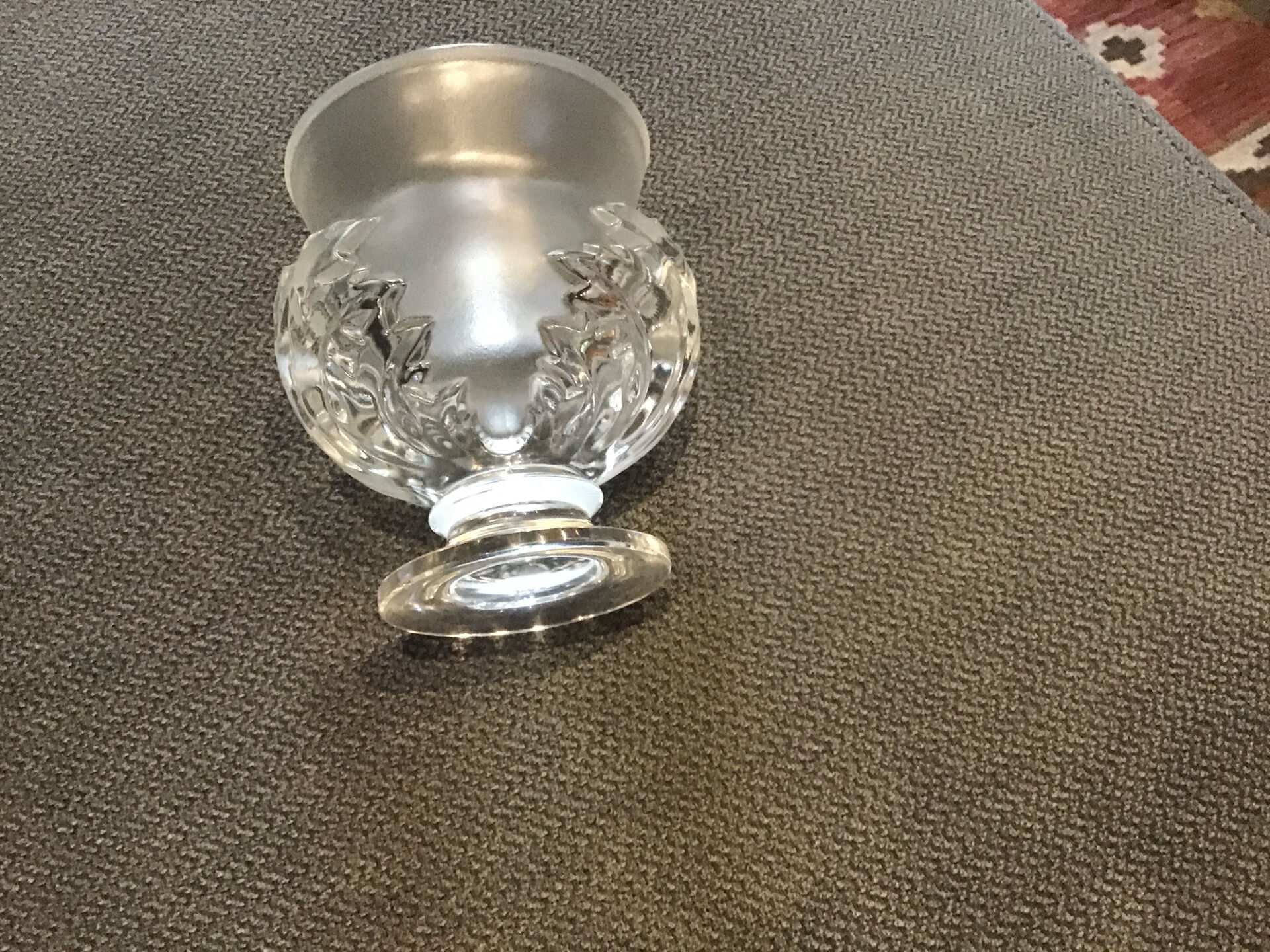 Lalique vase model Saint Cloud